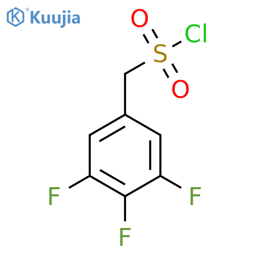 (3,4,5-trifluorophenyl)methanesulfonyl chloride structure