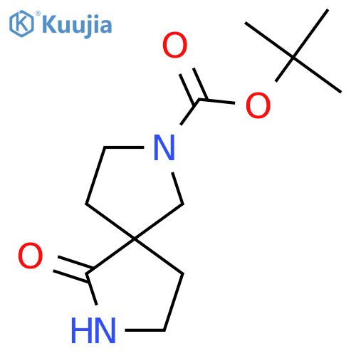 tert-Butyl 6-oxo-2,7-diazaspiro[4.4]nonane-2-carboxylate structure
