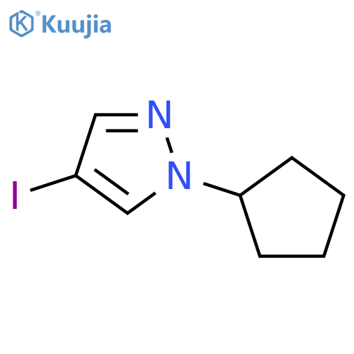 1-cyclopentyl-4-iodo-1H-pyrazole structure