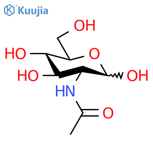 N-Acetyl-D-glucosamine-13C6 structure