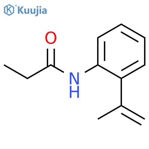 Propanamide, N-[2-(1-methylethenyl)phenyl]- structure