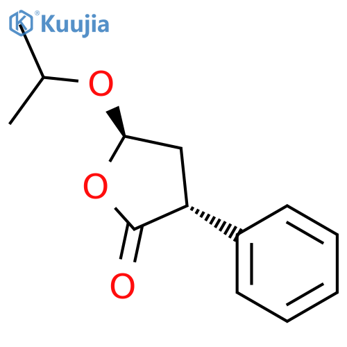 2(3H)-Furanone, dihydro-5-(1-methylethoxy)-3-phenyl-, trans- structure