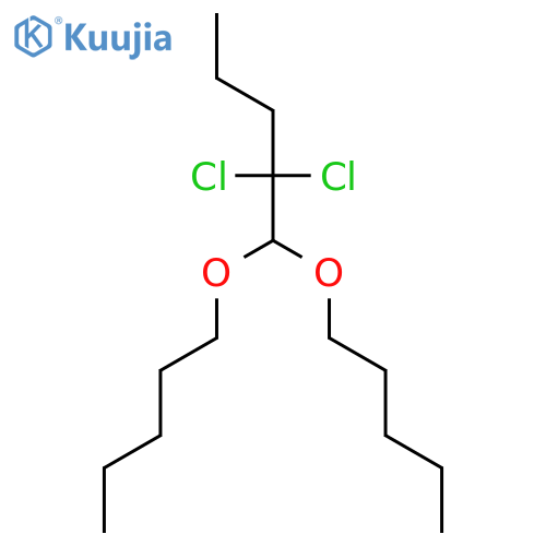 Pentane, 2,2-dichloro-1,1-bis(pentyloxy)- structure