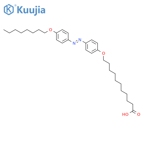 UNDECANOIC ACID, 11-[4-[[4-(OCTYLOXY)PHENYL]AZO]PHENOXY]- structure