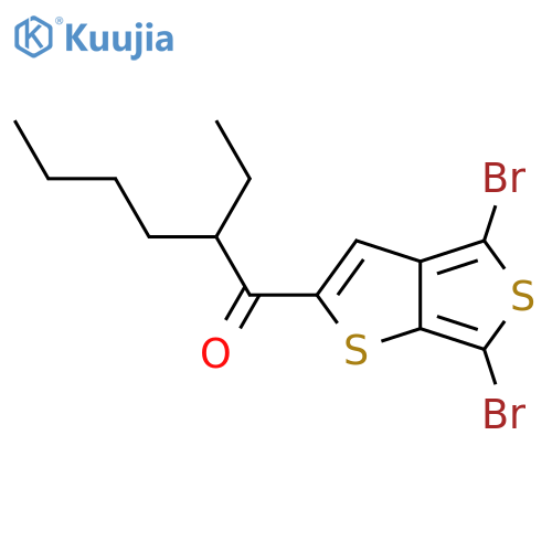 1-(4,6-Dibromothieno[3,4-b]thiophen-2-yl)-2-ethylhexan-1-one structure