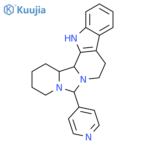 2H,6H-Pyrido[1'',2'':3',4']imidazo[1',5':1,2]pyrido[3,4-b]indole,1,3,4,8,9,14,14b,14c-octahydro-6-(4-pyridinyl)- structure