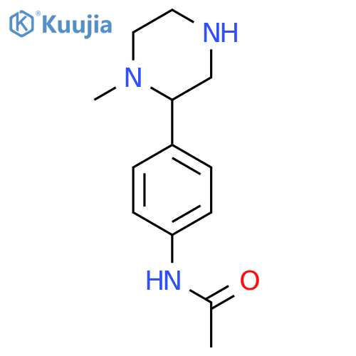 N-4-(1-methylpiperazin-2-yl)phenylacetamide structure