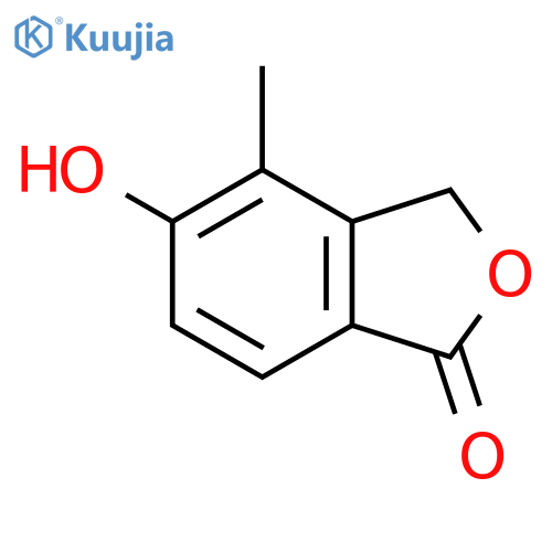 5-Hydroxy-4-methylisobenzofuran-1(3H)-one structure