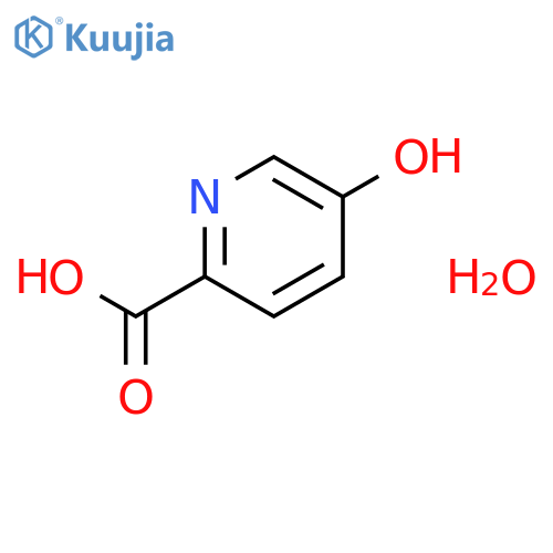 5-Hydroxypyridine-2-carboxylic Acid Hydrate structure