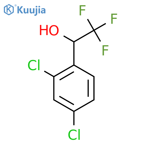 1-(2,4-dichlorophenyl)-2,2,2-trifluoroethan-1-ol structure