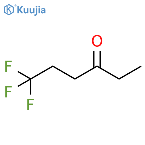 6,6,6-trifluorohexan-3-one structure
