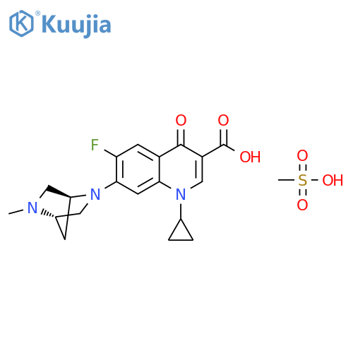 Danofloxacin mesylate structure