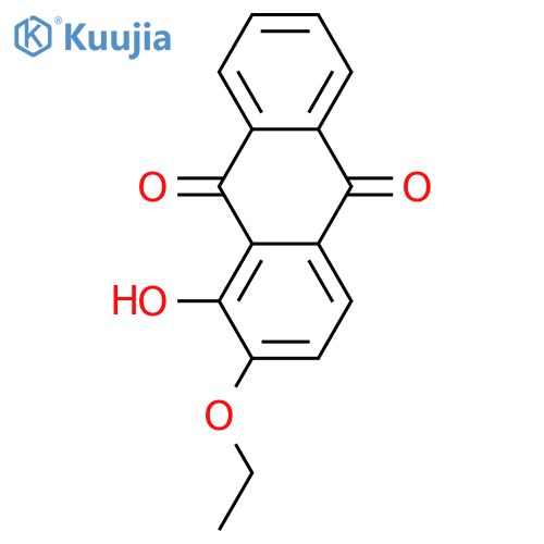 1,2-Dihydroxyanthraquinone; 2-Et ether structure