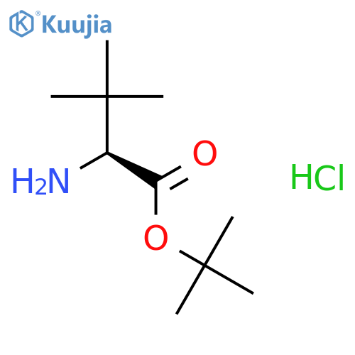 (S)-tert-Butyl 2-amino-3,3-dimethylbutanoate hydrochloride structure