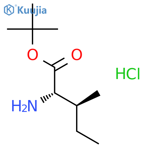 L-Alloisoleucine,1,1-dimethylethyl ester, hydrochloride (9CI) structure