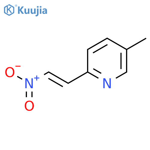 5-methyl-2-(2-nitroethenyl)pyridine structure