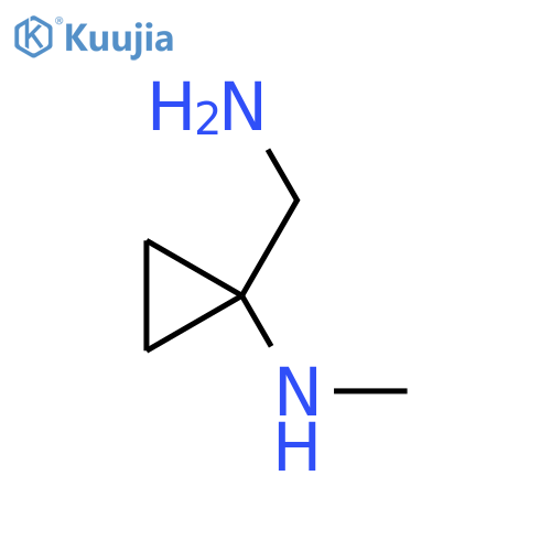 1-(aminomethyl)-N-methylcyclopropan-1-amine structure
