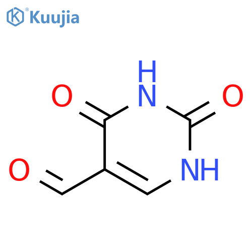 2,4-dihydroxypyrimidine-5-carbaldehyde structure