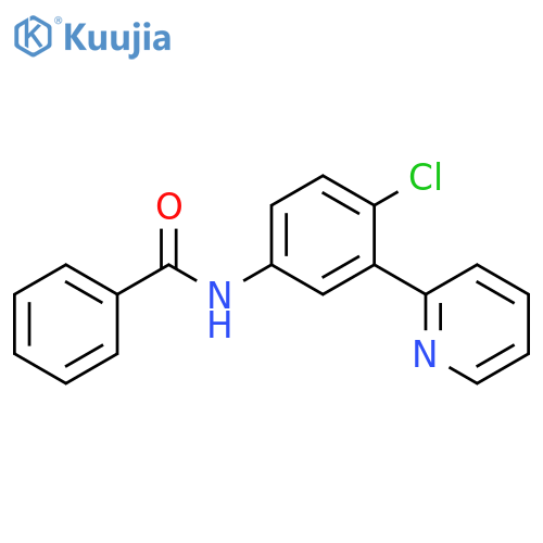 Benzamide, N-[4-chloro-3-(2-pyridinyl)phenyl]- structure