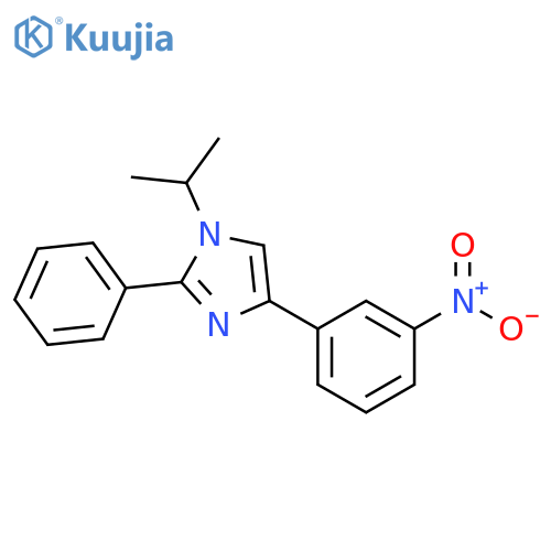 1H-Imidazole, 1-(1-methylethyl)-4-(3-nitrophenyl)-2-phenyl- structure