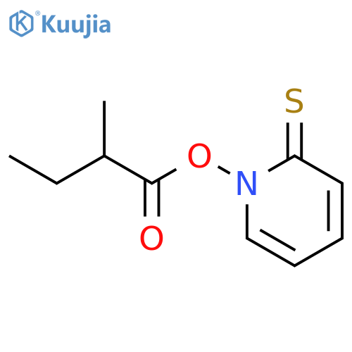 2(1H)-PYRIDINETHIONE, 1-(2-METHYL-1-OXOBUTOXY)- structure