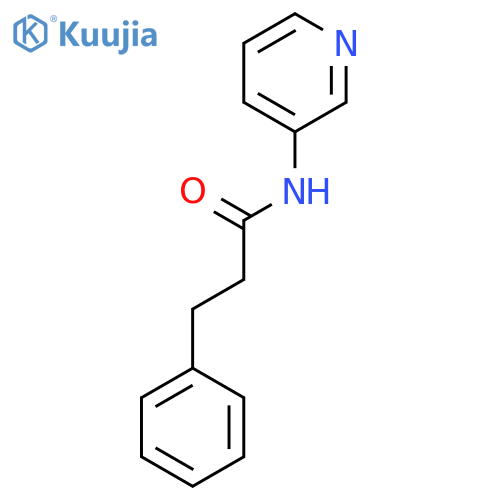 Benzenepropanamide, N-3-pyridinyl- structure
