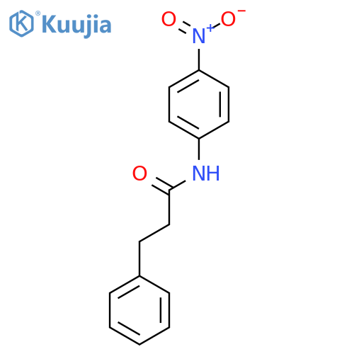 Benzenepropanamide, N-(4-nitrophenyl)- structure