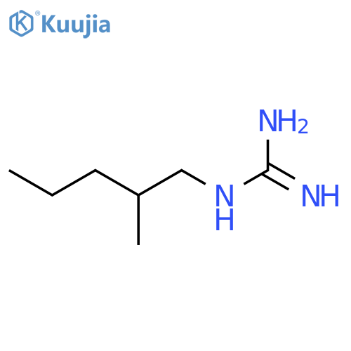 Guanidine, (2-methylpentyl)-, (±)- structure
