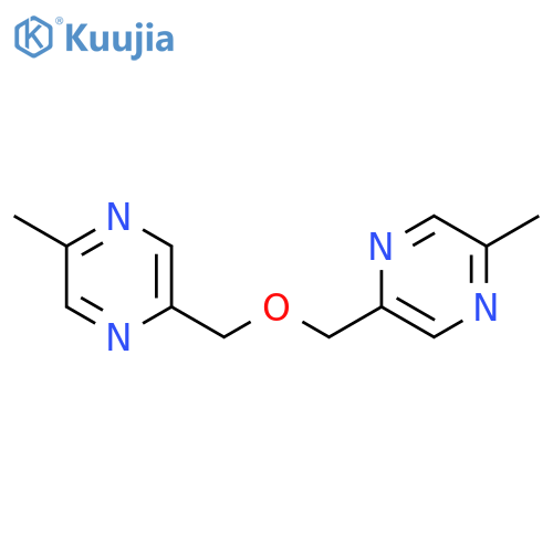 Pyrazine, 2,2'-[oxybis(methylene)]bis[5-methyl- structure