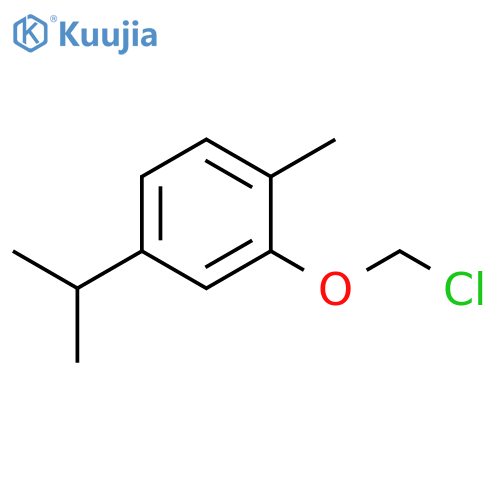 2-(Chloromethoxy)-1-methyl-4-(1-methylethyl)benzene structure