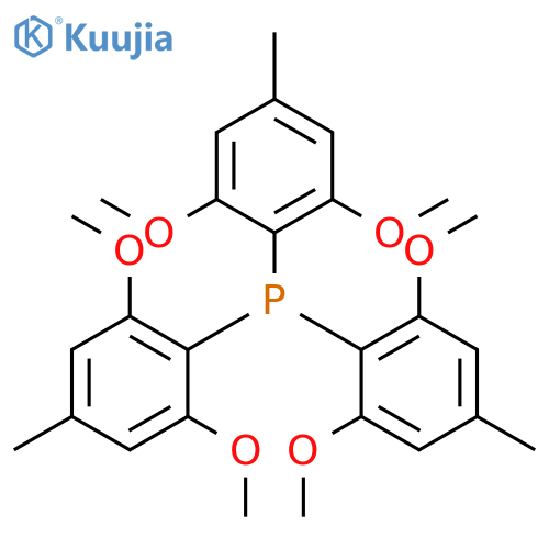 Phosphine, tris(2,6-dimethoxy-4-methylphenyl)- structure