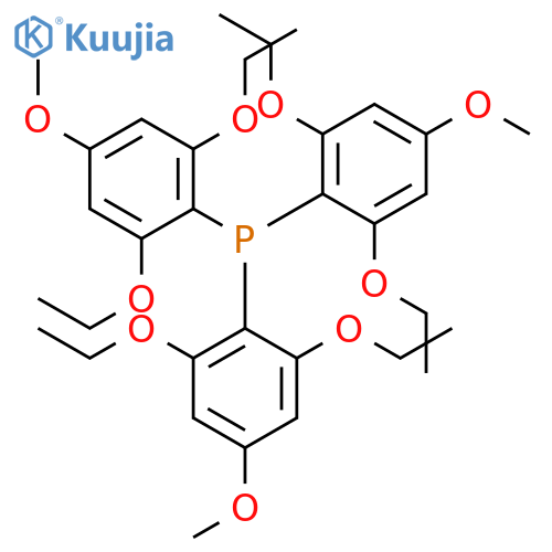 Phosphine, tris(2,6-diethoxy-4-methoxyphenyl)- structure