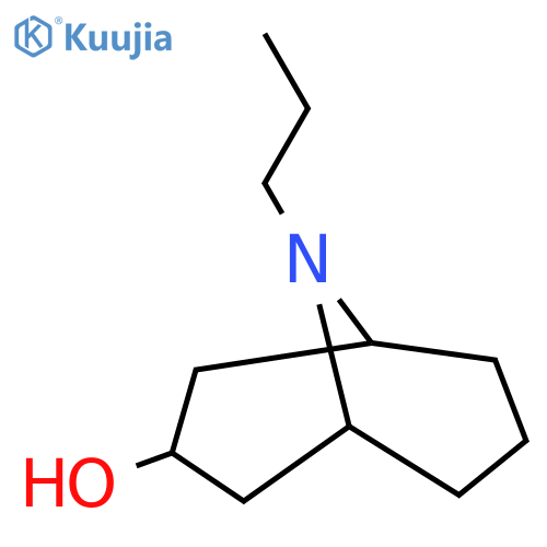 9-Azabicyclo[3.3.1]nonan-3-ol, 9-propyl- structure