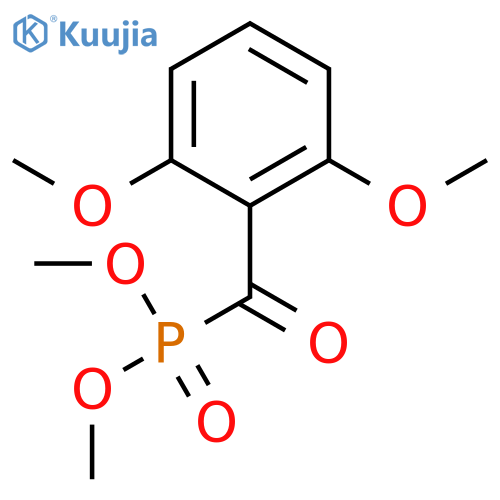 PHOSPHONIC ACID, (2,6-DIMETHOXYBENZOYL)-, DIMETHYL ESTER structure