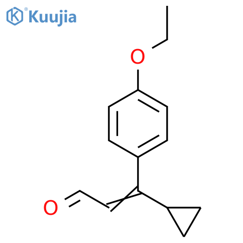 2-Propenal,3-cyclopropyl-3-(4-ethoxyphenyl)- structure