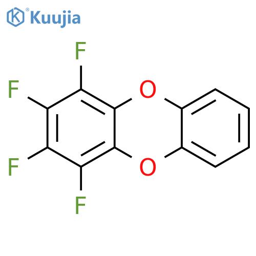 Dibenzo[b,e][1,4]dioxin, 1,2,3,4-tetrafluoro- structure