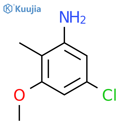 5-Chloro-3-methoxy-2-methylaniline structure