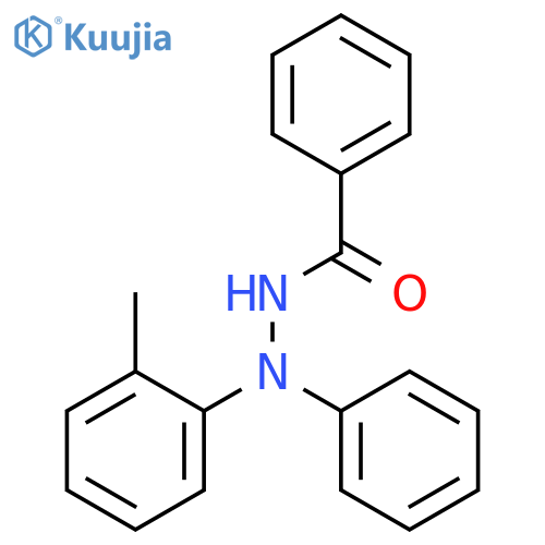Benzoic acid, 2-(2-methylphenyl)-2-phenylhydrazide structure
