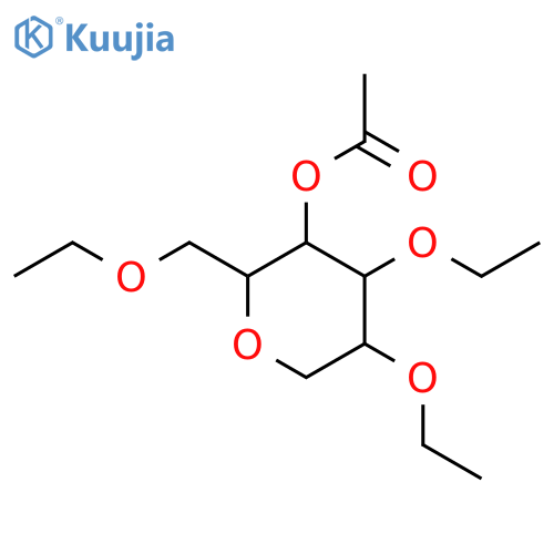 D-Glucitol,1,5-anhydro-2,3,6-tri-O-ethyl-, acetate (9CI) structure