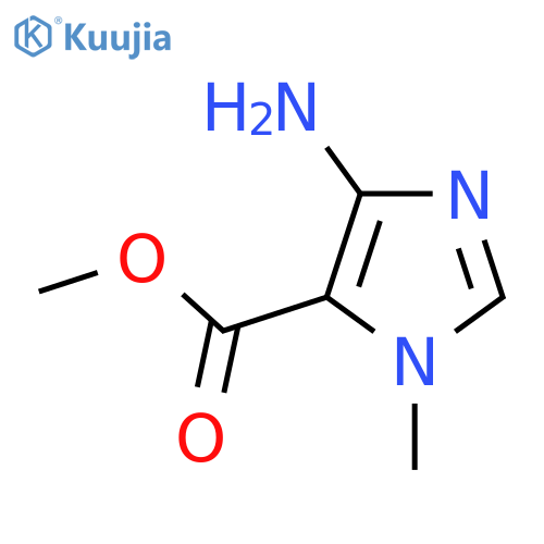 Methyl 4-amino-1-methyl-1H-imidazole-5-carboxylate structure