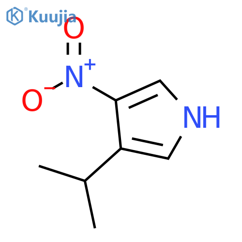 3-nitro-4-(propan-2-yl)-1H-pyrrole structure
