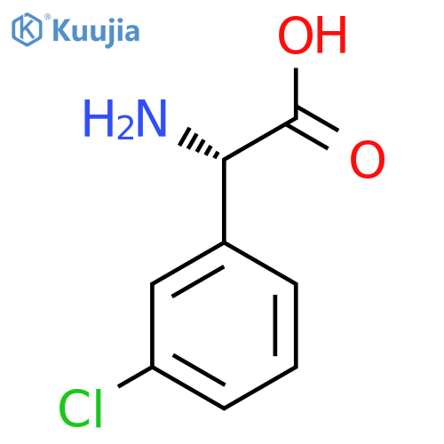 (2S)-2-amino-2-(3-chlorophenyl)acetic acid structure