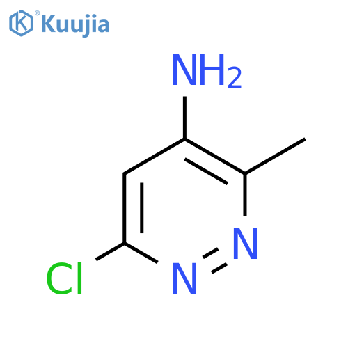 6-Chloro-3-methylpyridazin-4-amine structure