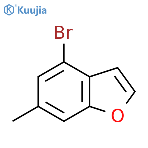 4-Bromo-6-methyl-1-benzofuran structure