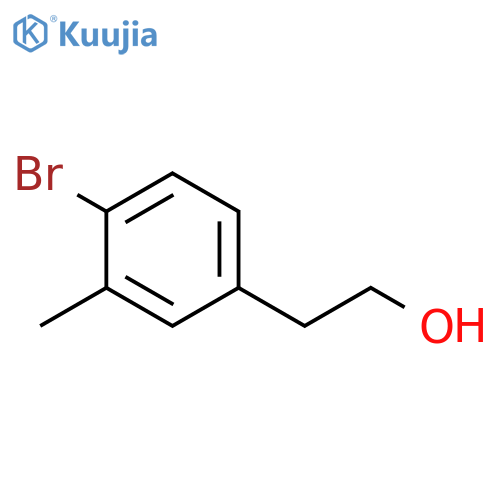 2-(4-bromo-3-methylphenyl)ethan-1-ol structure