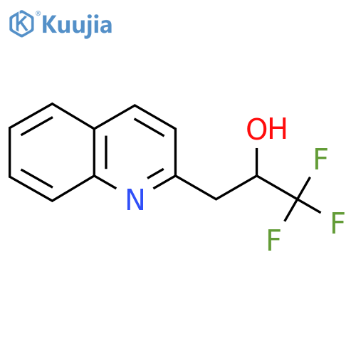 1,1,1-trifluoro-3-(quinolin-2-yl)propan-2-ol structure