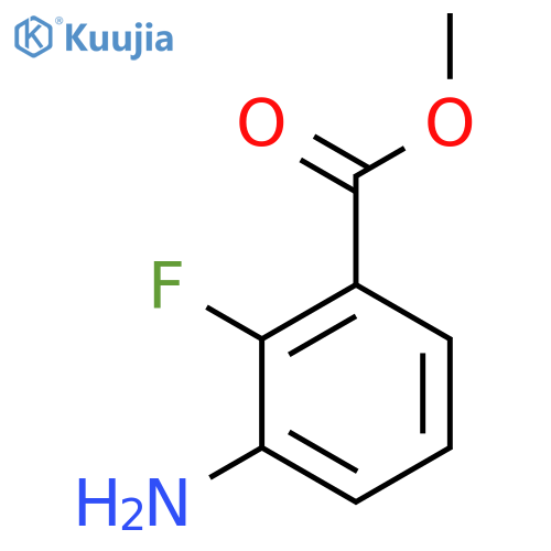 Methyl 3-amino-2-fluorobenzoate structure