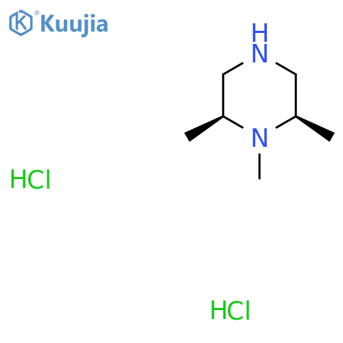 cis-1,2,6-trimethylpiperazine;dihydrochloride structure