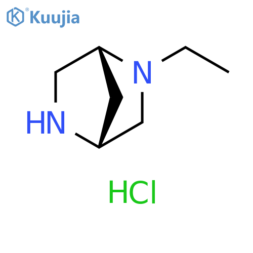 (1R,4R)-2-ethyl-2,5-diazabicyclo2.2.1heptane dihydrochloride structure