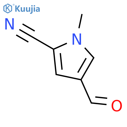 4-formyl-1-methyl-1H-Pyrrole-2-carbonitrile structure